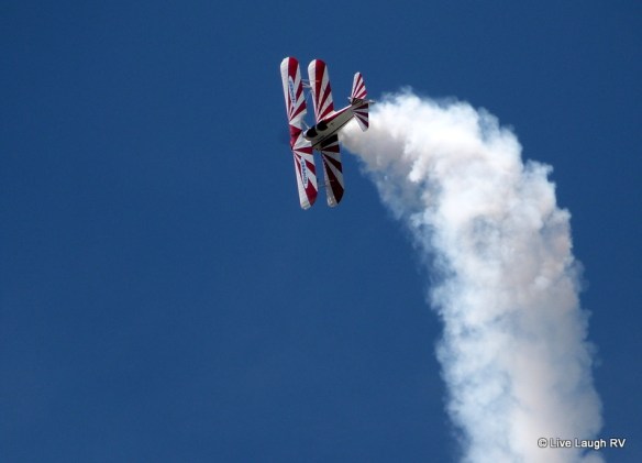 Biplane air show Colorado