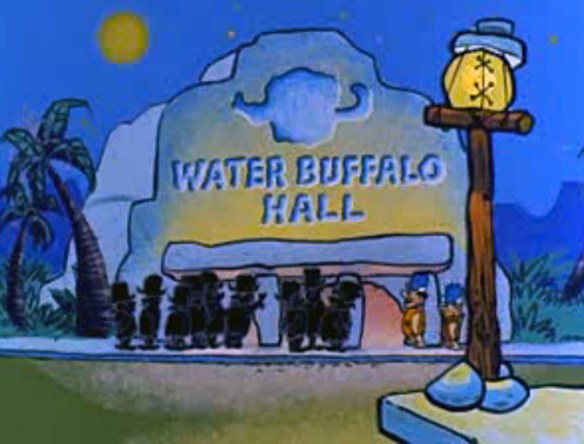Fred Flinstone Water Buffalo