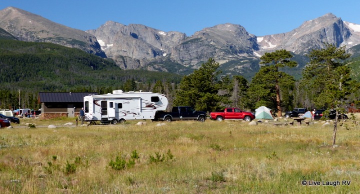 camping in a national park
