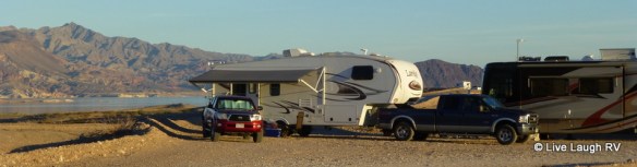 free camping at Lake Mead