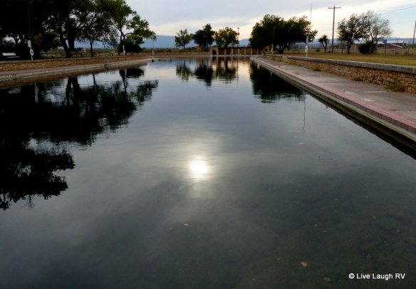 spring-fed swimming pool