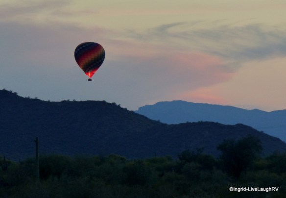 hot air balloon Arizona