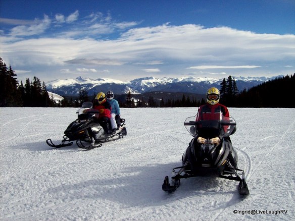 snowmobiling in Colorado
