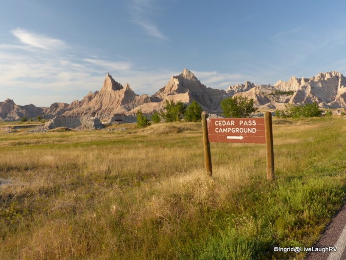 camping in Badlands