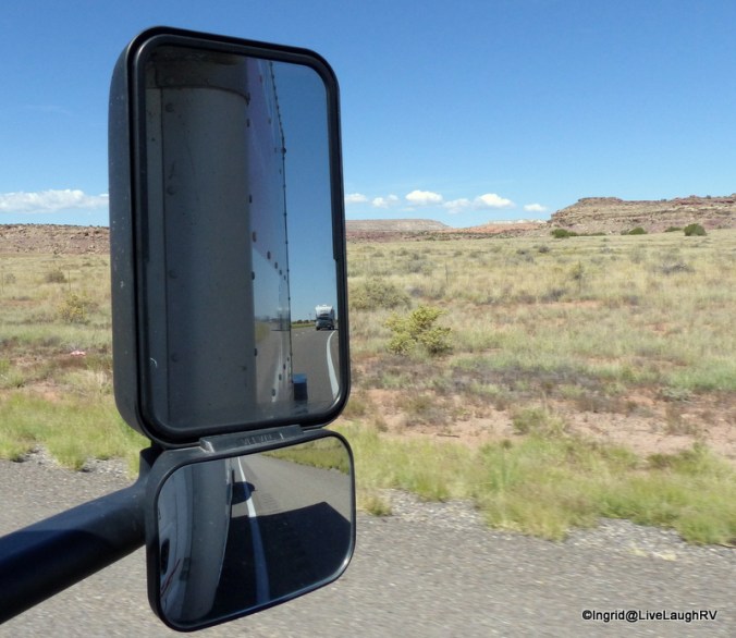 Ashton and I are in the U-Haul truck while Al follows in the F-250 and 5th wheel