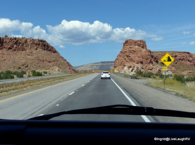 driving through New Mexico