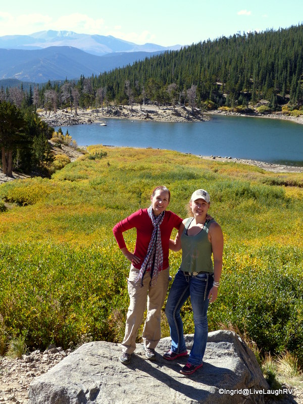 Daughter and I go for a hike in the Colorado Rockies