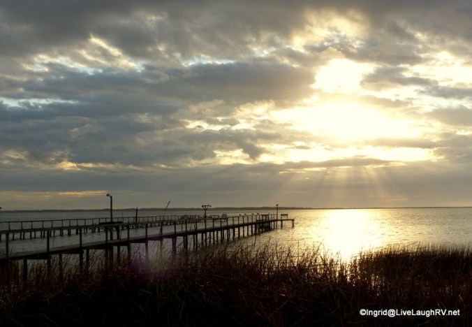 A beautiful sunrise, just not the photo op moment I had hoped for.