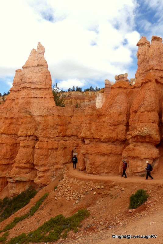 Hikers will find several tunnels along the trail