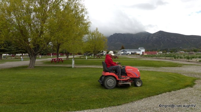 There's always lawn mowing. Al was having fun riding a tractor again. Not sure how long he'll consider it 'fun'.