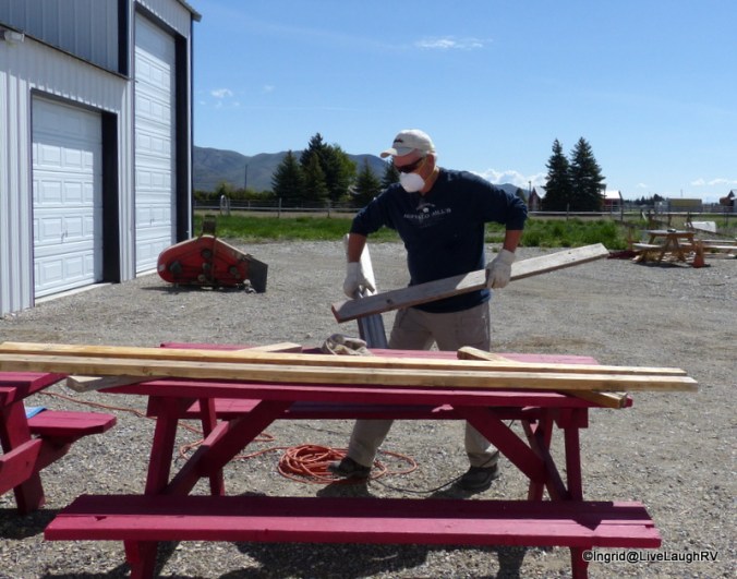 Getting out the tools, had Al doing a little Tim Allen male grunting