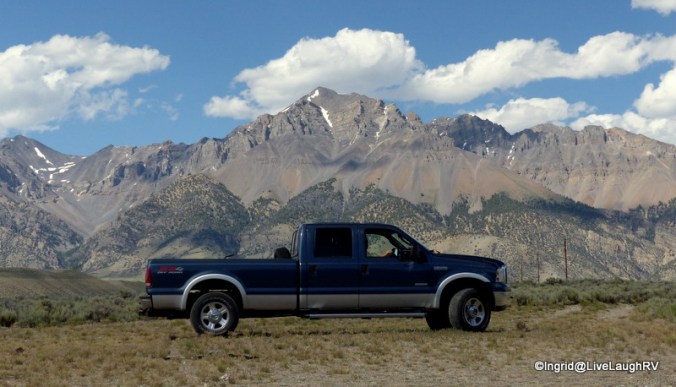 colorful mountains around Mackay, Idaho