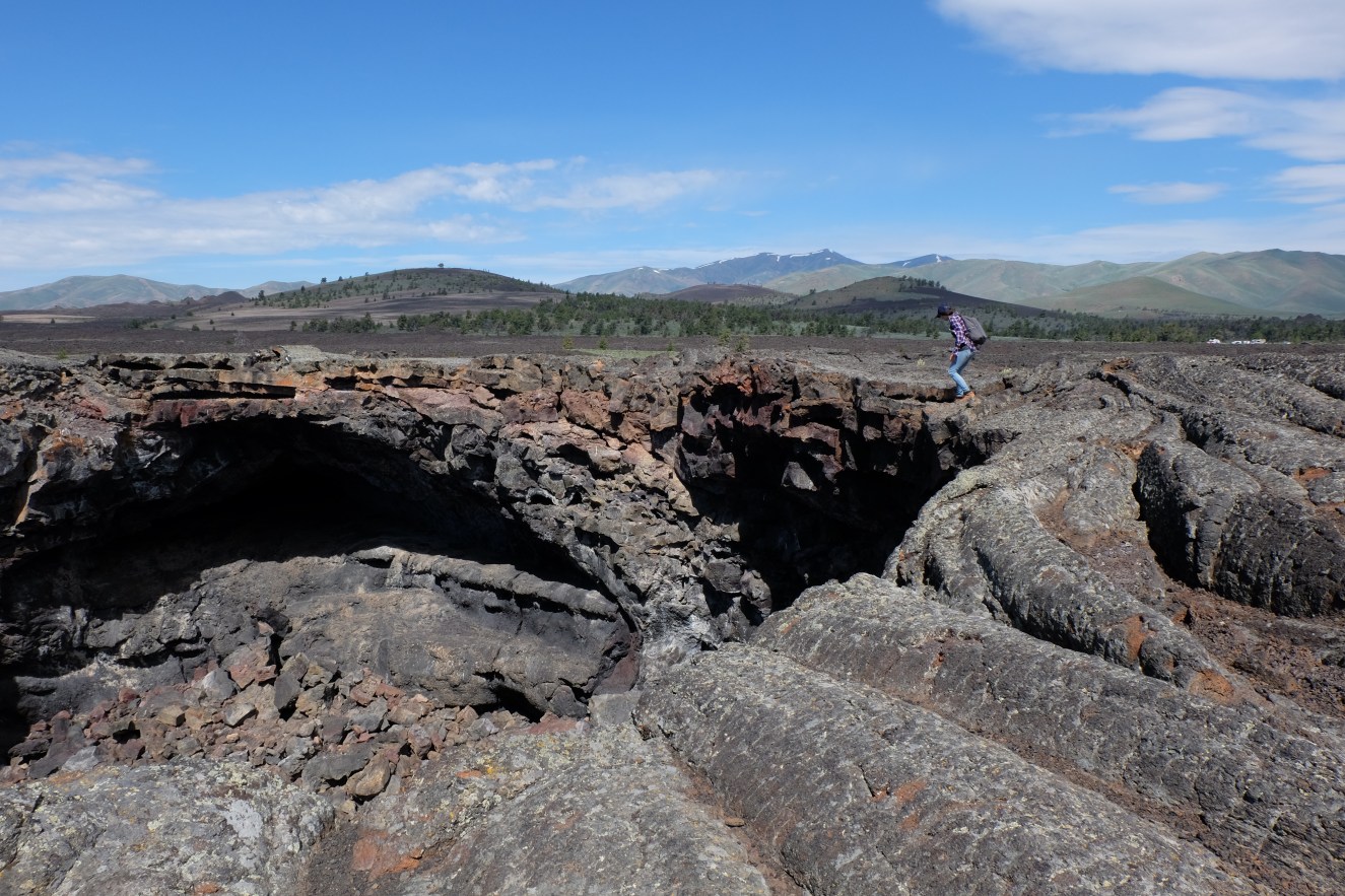 Lava Tube Craters of the Moon
