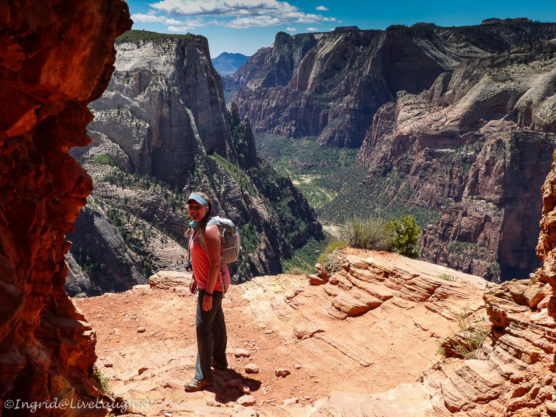 hiking Zion