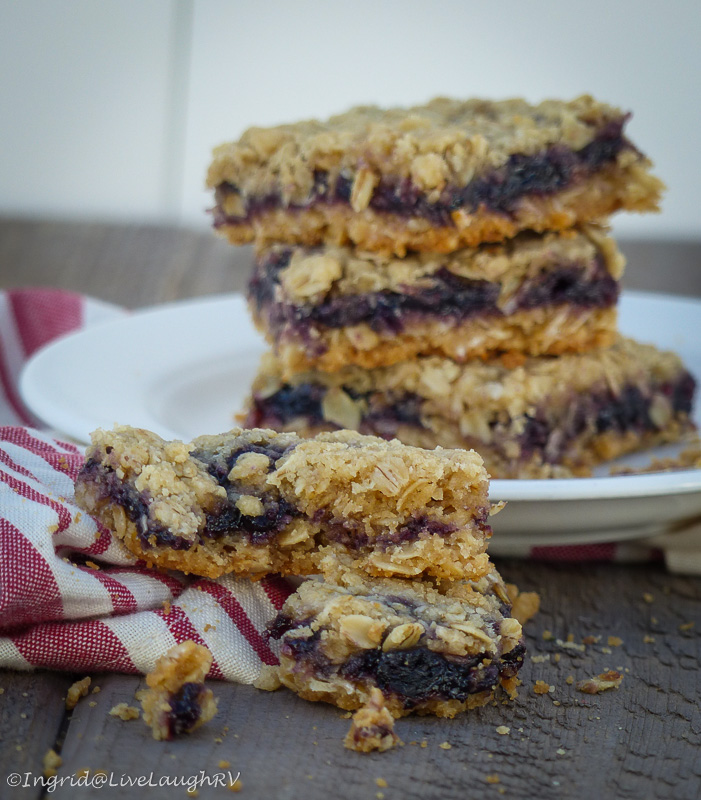 Blueberry Oatmeal Squares