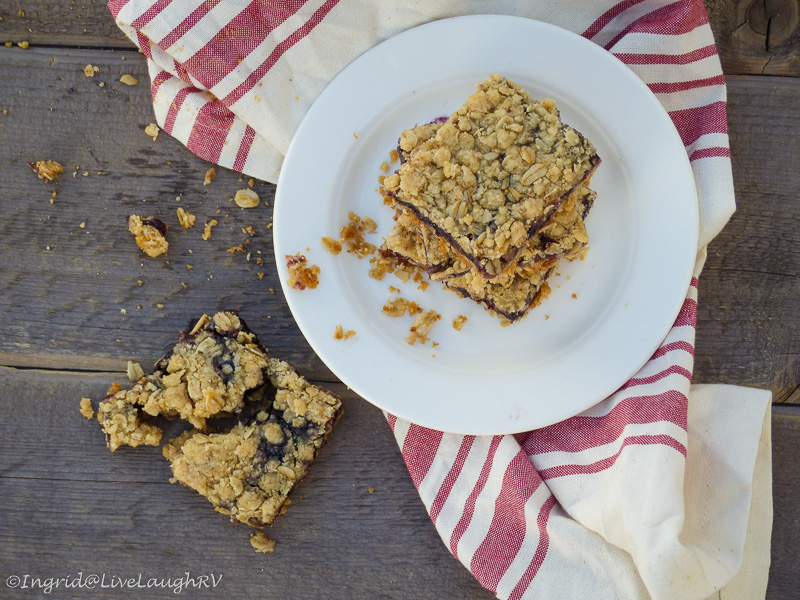 Blueberry Oatmeal Squares