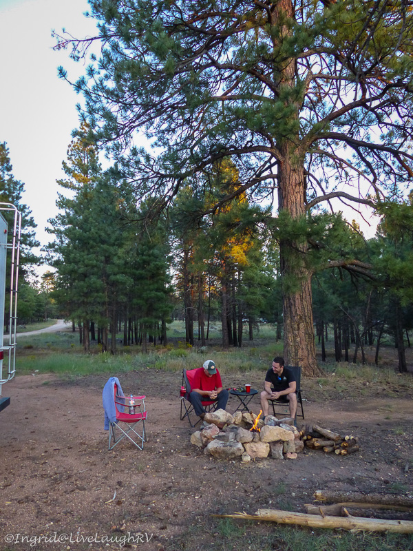 camping near the Grand Canyon