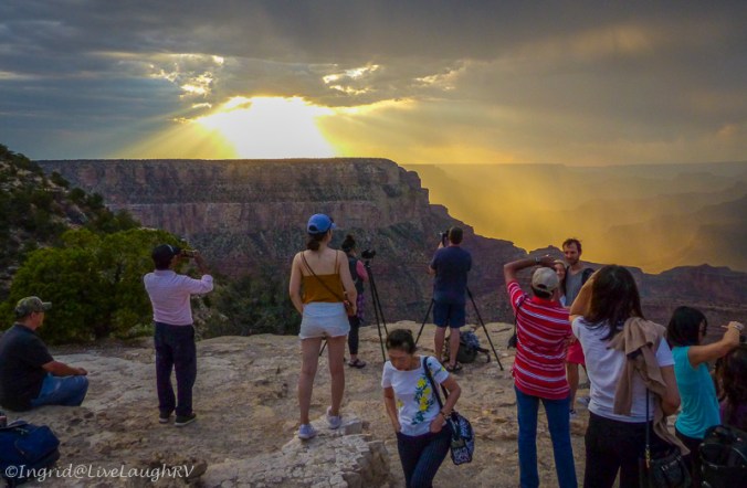 sunset at the Grand Canyon