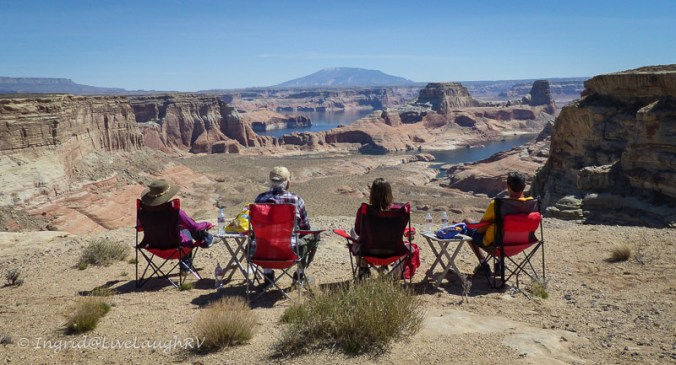 lunch at Alstrom Point