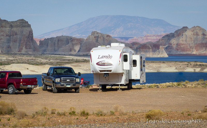 camping at Lake Powell