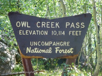 Owl Creek Pass Ridgway Colorado
