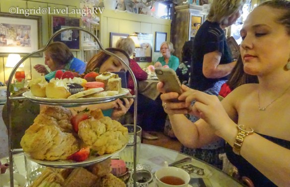 Tea Party at the English Rose Tea Room in Carefree Arizona
