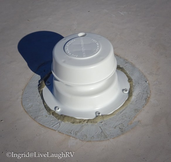 how to replace a RV roof vent on a rubber roof