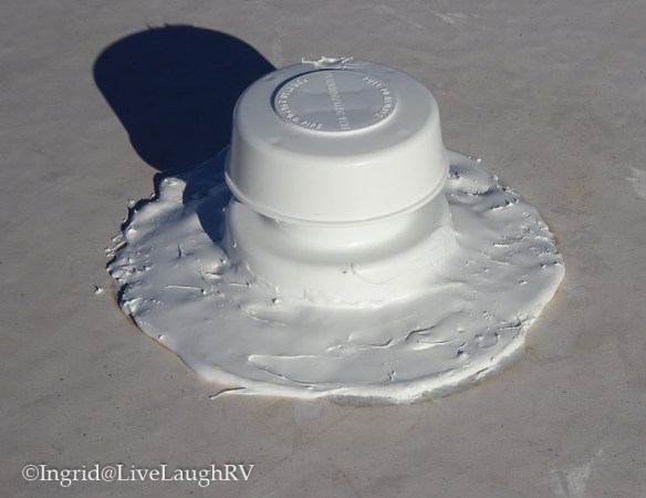 how to replace a roof vent on a RV with a rubber roof