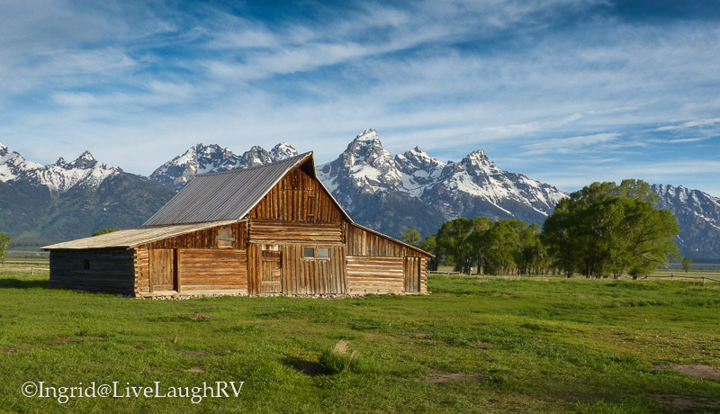 Mormon Barn Grand Tetons National Park Wyoming