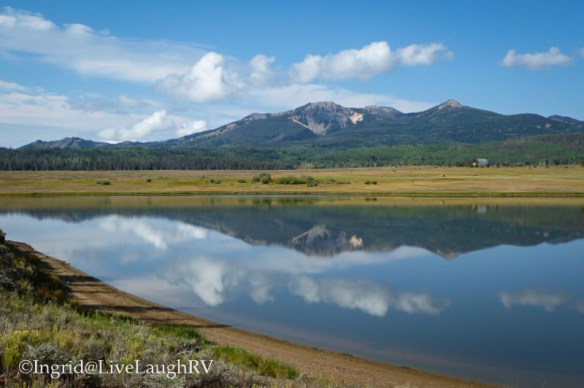 Reflections at Steamboat Lake Colorado