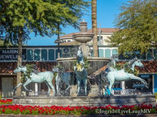 Bronze Horse Fountain Scottsdale Arizona