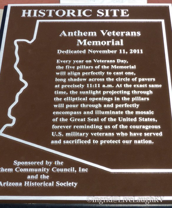 Veterans Memorial in Anthem, Arizona