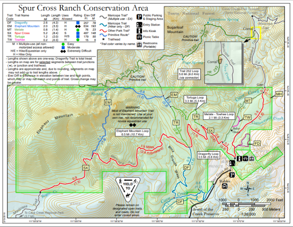 Spur Cross Trail Map