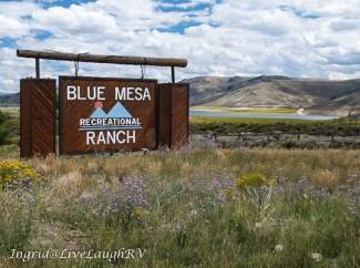 Blue Mesa RV Resort, camping near Gunnison Colorado, Full-hookups in Colorado