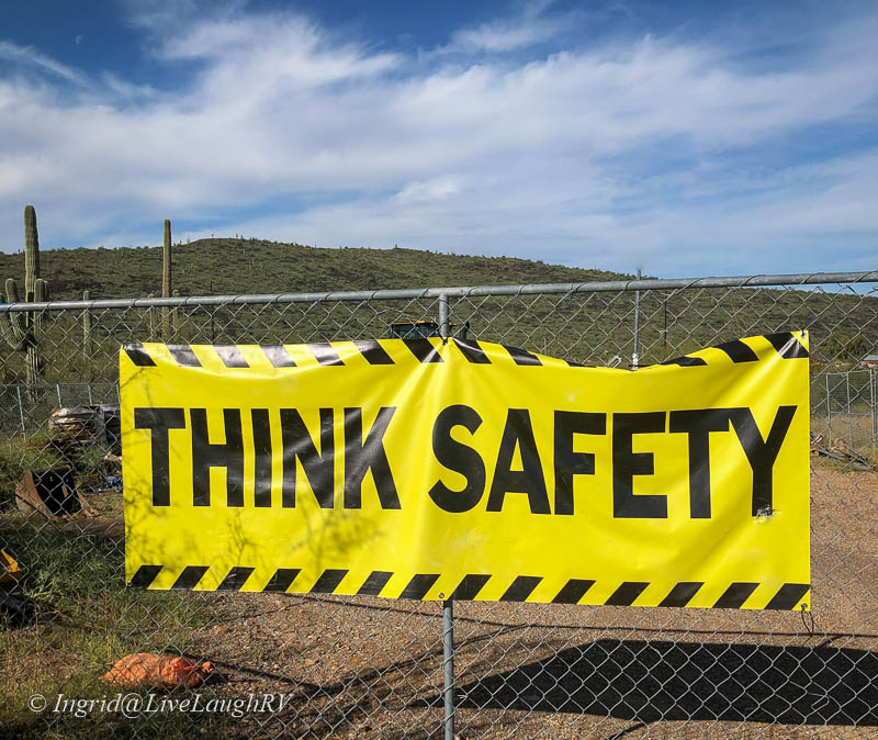 think safety sign